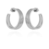 Chunky Open Hoop Earrings