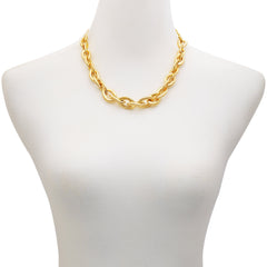 Goldtone Chunky Link Chain Necklace