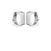Rectangle Huggie Hoop Earrings