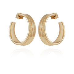Chunky Open Hoop Earrings