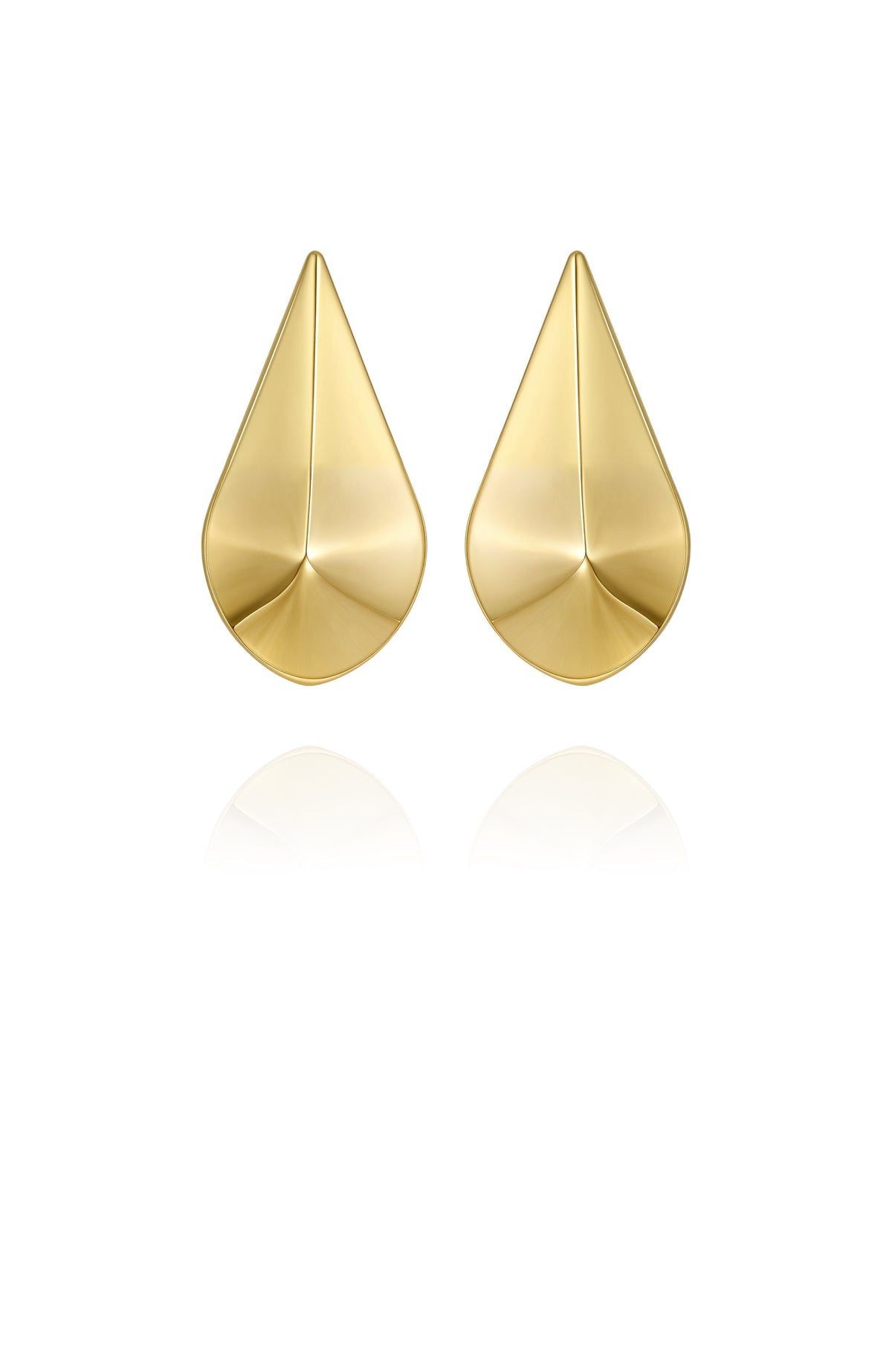 Chic Sculptural Dome Drop Earrings