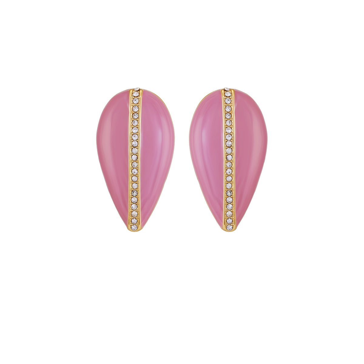 Gold Tone Teardrop Earrings