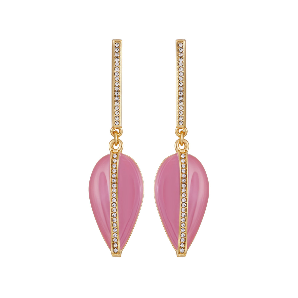 Gold Tone Drop Earrings