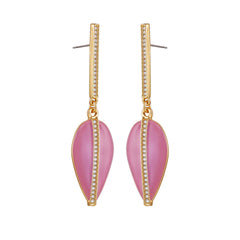 Gold Tone Drop Earrings