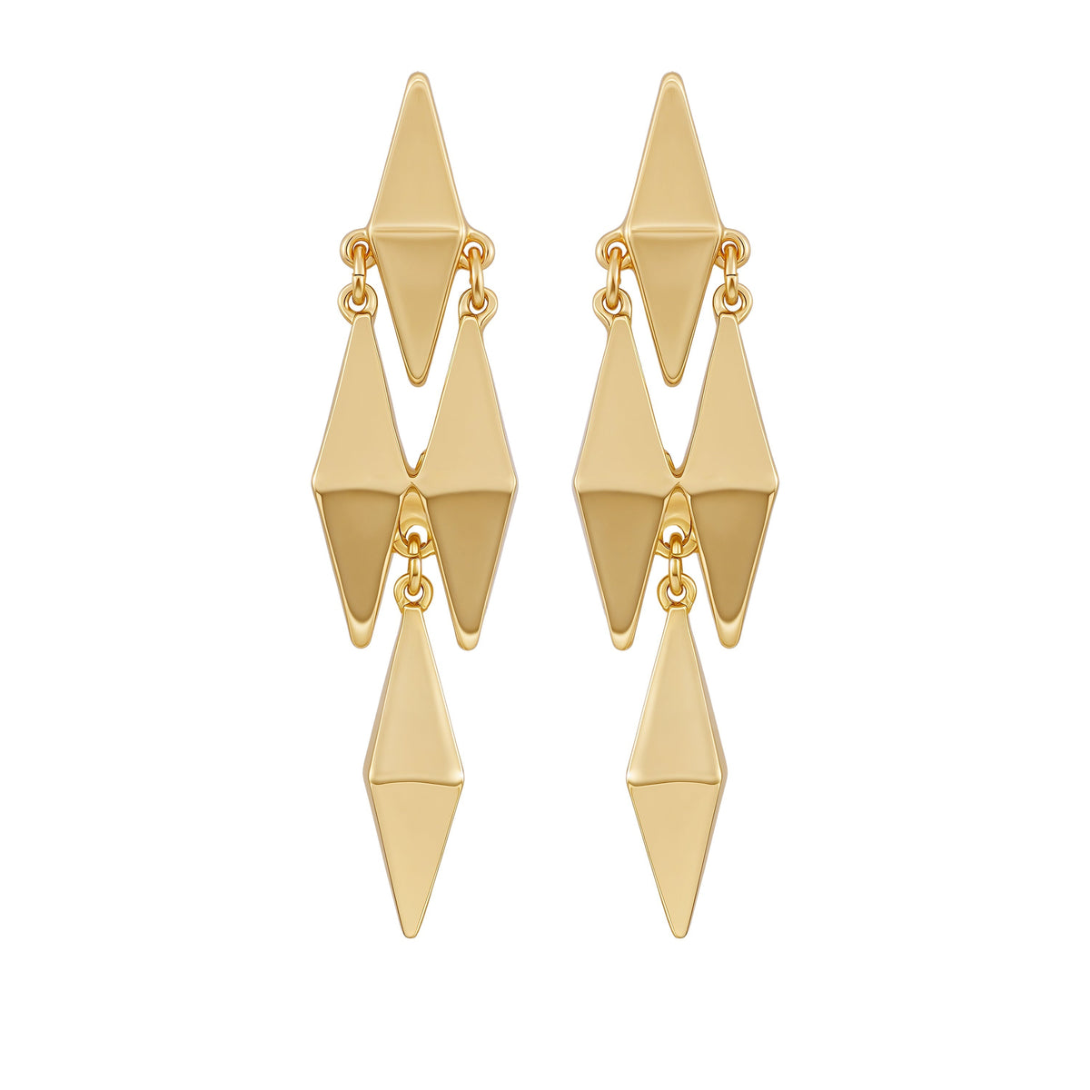 Multi Drop Geometric Earrings